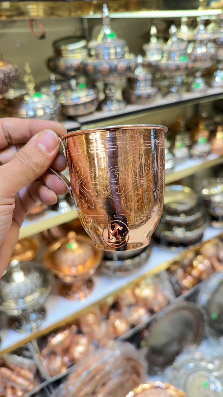 لیوان مسی طرحدار — تصویر ۴