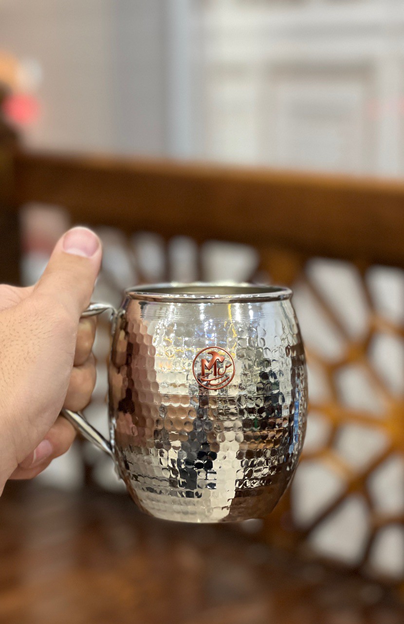 لیوان مسی کروم چکشی — تصویر ۲