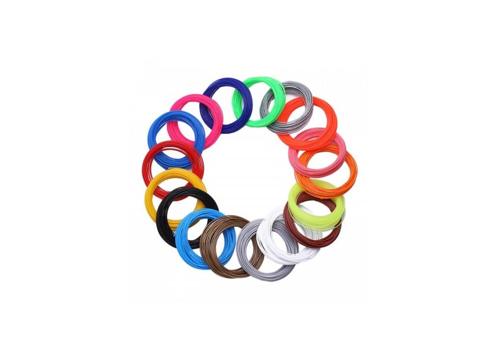 فیلامنت 5متری پرینتر 3 بعدی ABS مشکی قطر 1.75mm