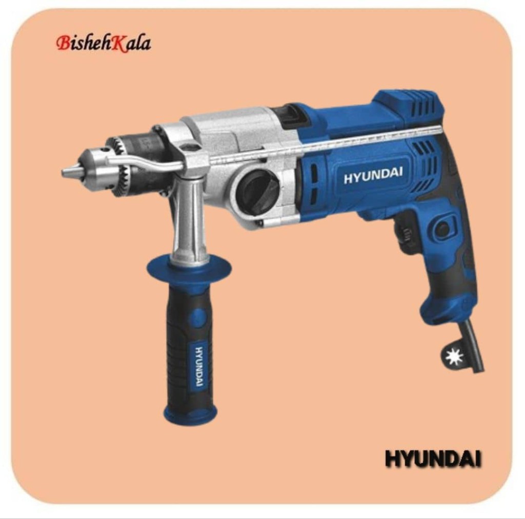 دریل گیربکسی چکشی هیوندای HYUNDAI مدل HP-1102 کد(3)
