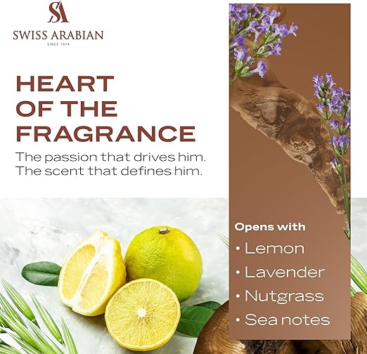 عطر مردانه Swiss Arabian Shaghaf – ادو پرفیوم ۷۵ میلی‌لیتر — تصویر ۴