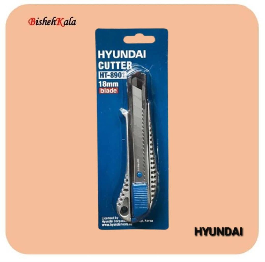 کاتر 18 میلیمتر HYUNDAI هیوندای مدل HT-8901 کد(3)