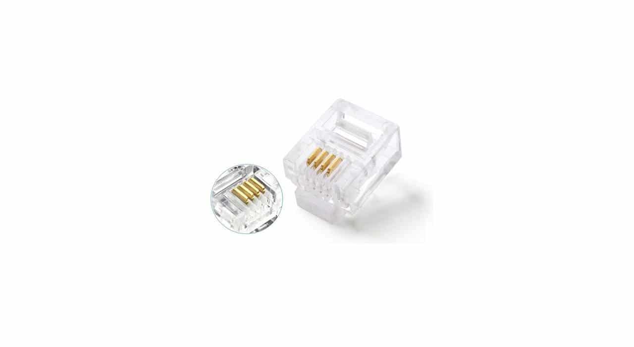 سوکت تلفن RJ11 بسته 10 عددی — تصویر ۳
