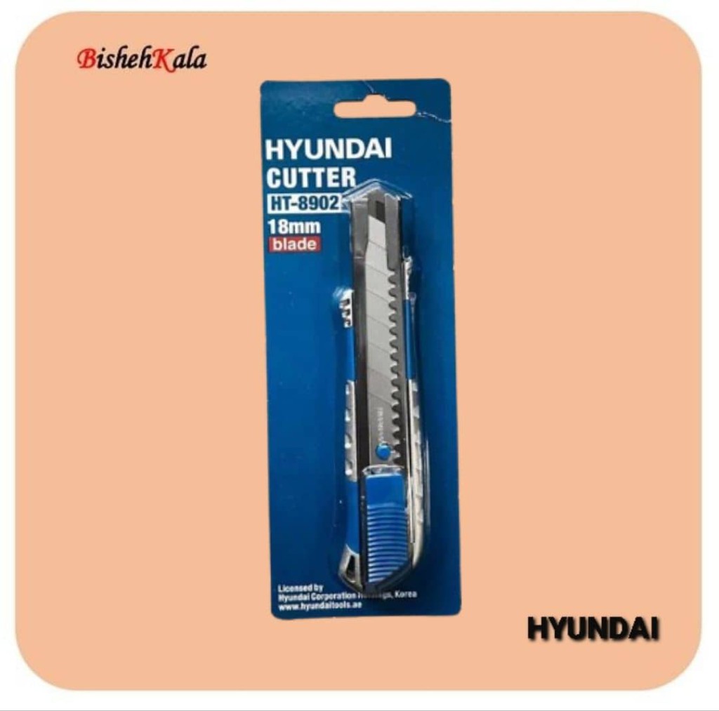 کاتر 18 میلیمتر HYUNDAI هیوندای مدل HT-8902 کد(3)
