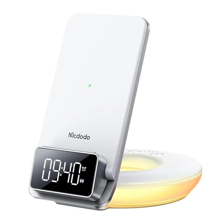 استند شارژر وایرلس و چراغ خواب رومیزی 15 وات مک دودو مدل MCDODO CH-1610 — تصویر ۲