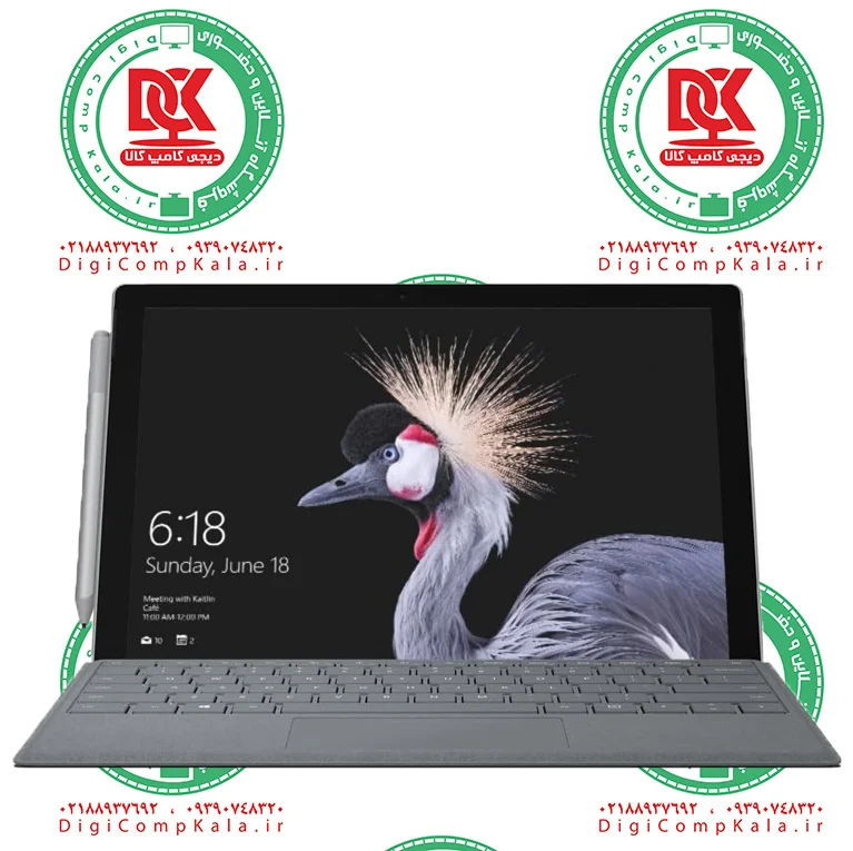 سرفیس پرو 5 سیمکارت خور 12.3 اینچ 5 مگاپیکسل لمسی Microsoft Surface Pro 5 Intel Core i5 7300u رنگ پلاتینی — تصویر ۳