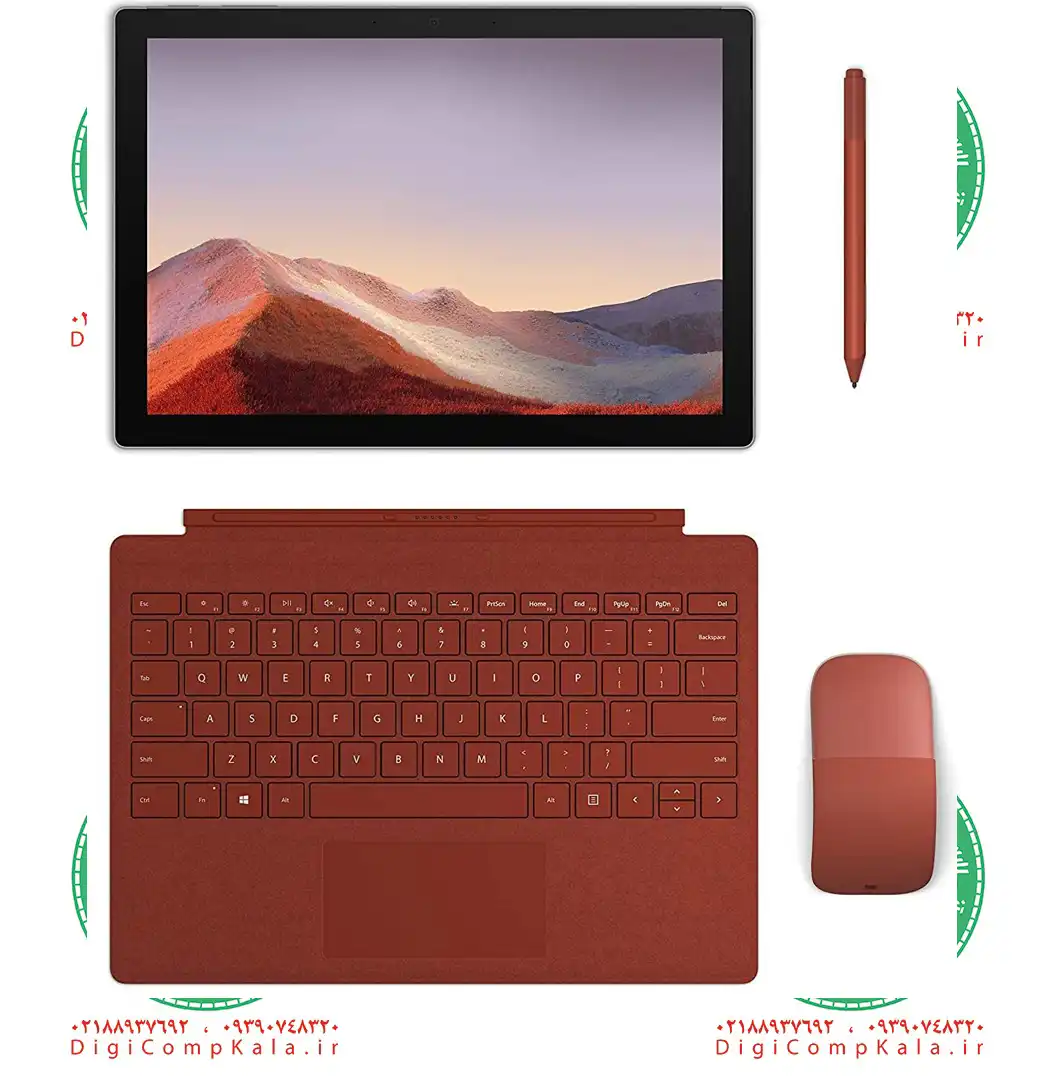سرفیس پرو 7 پلاس 12.3 اینچ سیمکارت خور 5 مگاپیکسل لمسی Microsoft Surface Pro 7 Plus Intel Core i7 1165G7 رنگ — تصویر ۴
