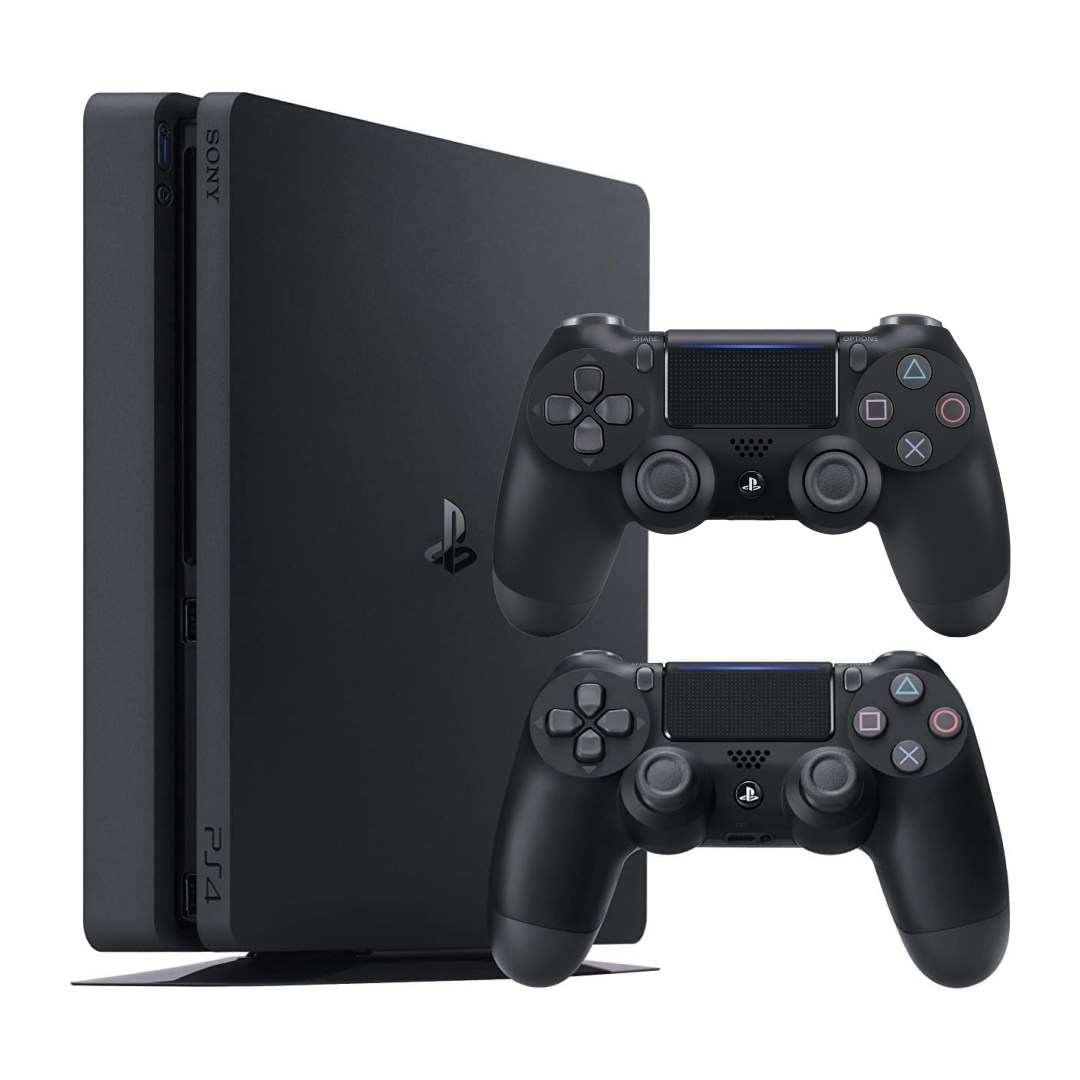کنسول بازی سونی مدل Playstation 4 Slim 1TB ریجن 2 کد CUH-2216B کپی خور استوک فول بازی با دسته اضافی