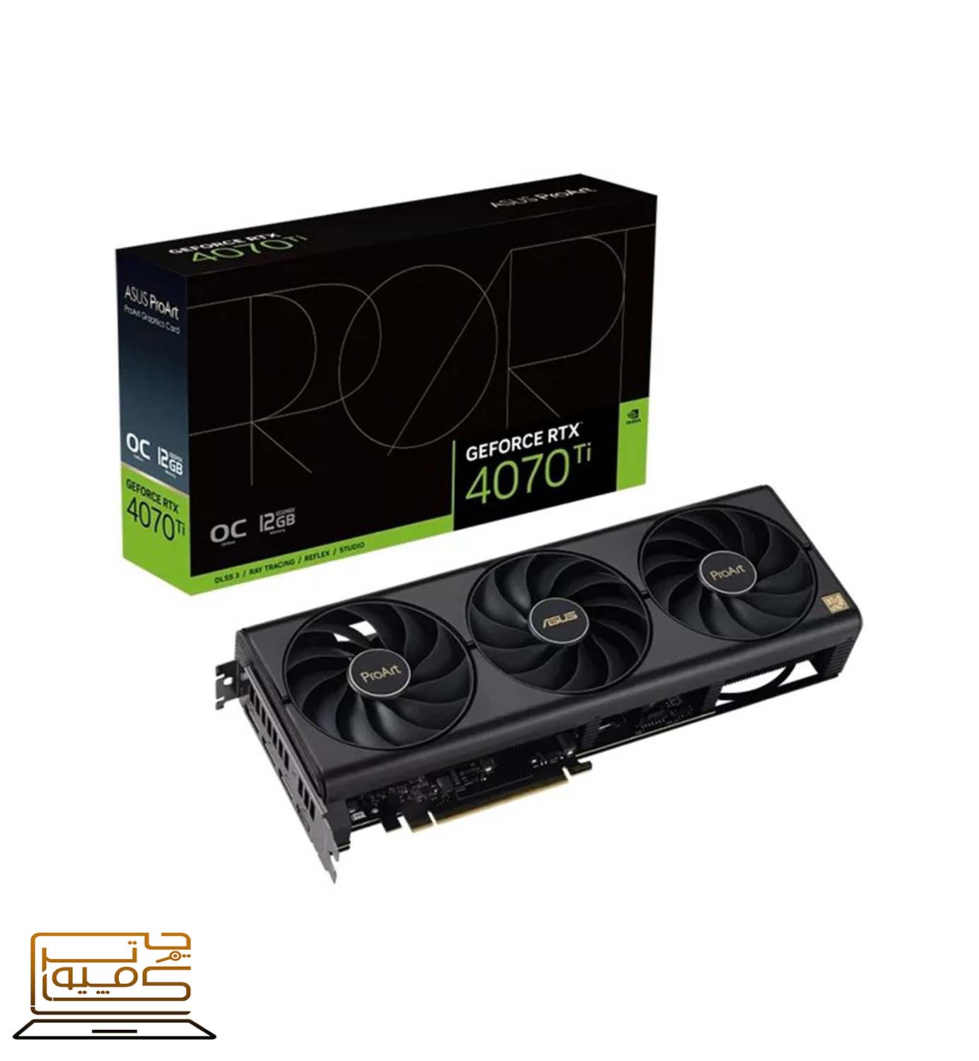 ASUS RTX 4070 TI 12G PROART OC D6 گرافیک ایسوس