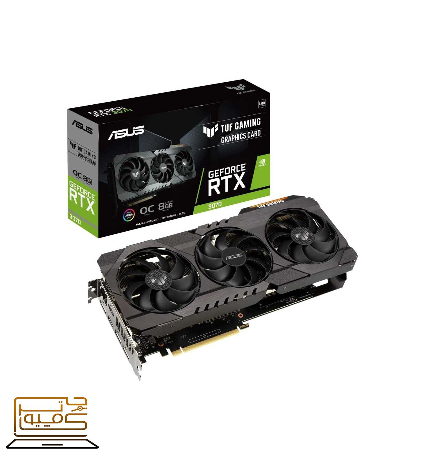 گرافیک ایسوس ASUS RTX 3070 TUF GAMING 8GB OC D5