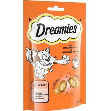 تشویقی گربه دریمیز با طعم مرغ Dreamies