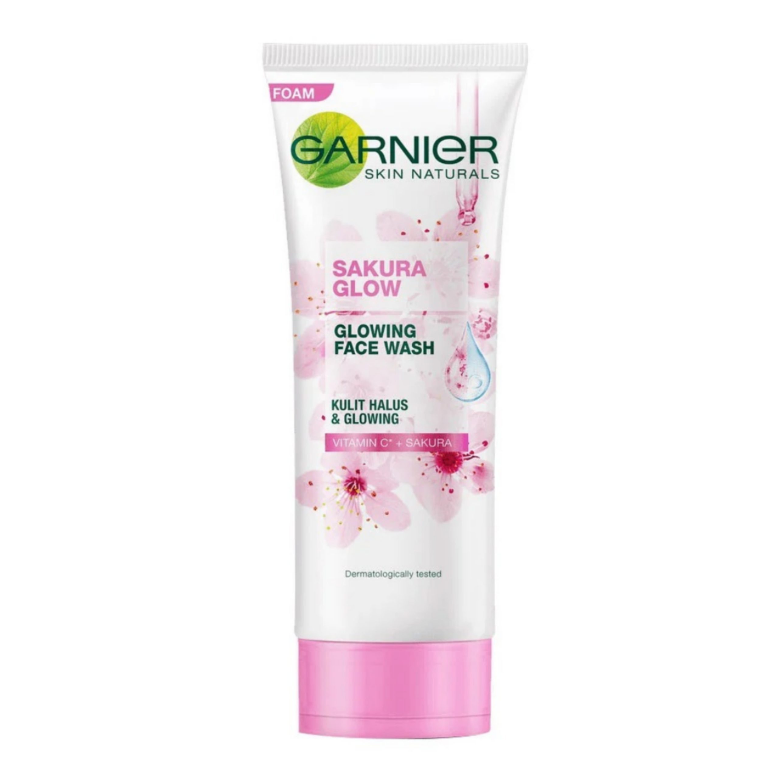 فوم شستشوی صورت گارنیر مدل Sakura Glow حجم 100 میل