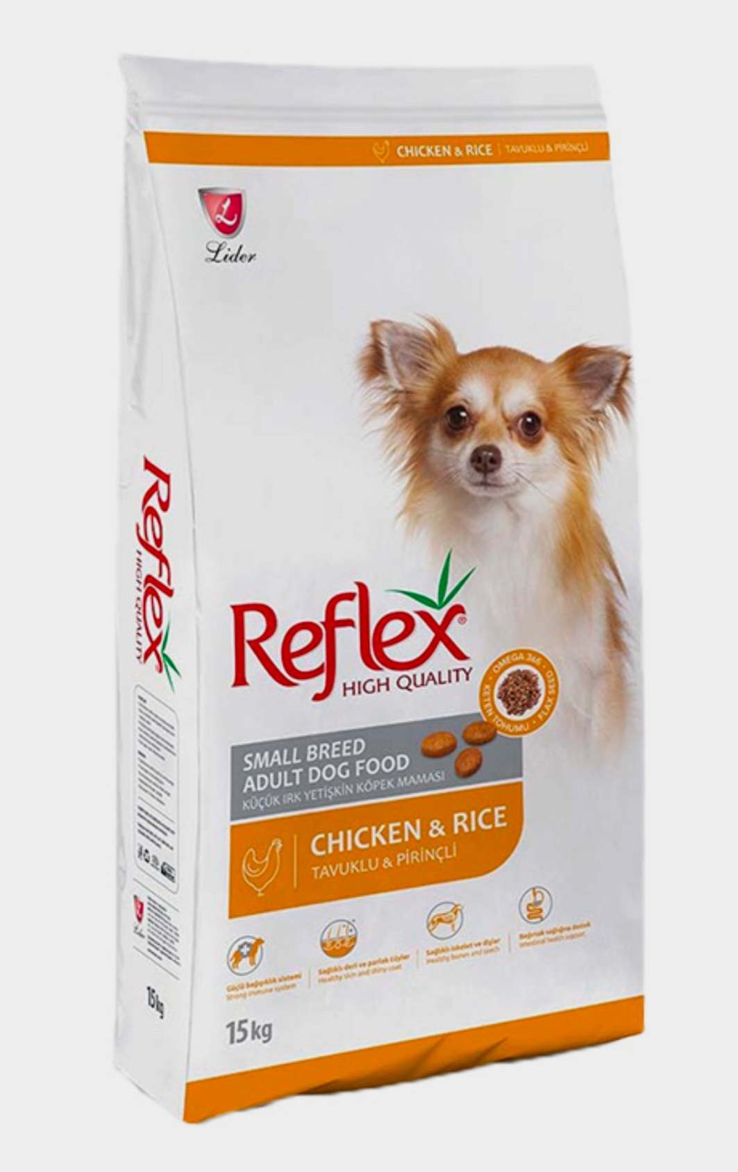 غذای خشک سگ اسمال برید رفلکس (وزن 15KG) SMALL BREED_REFLEX