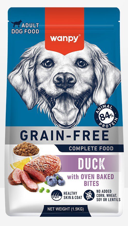 غذای خشک سگ ونپی با طعم گوشت اردک (وزن 12KG) Wanpy Grain Free Dry Food For Adult Dog_Duck