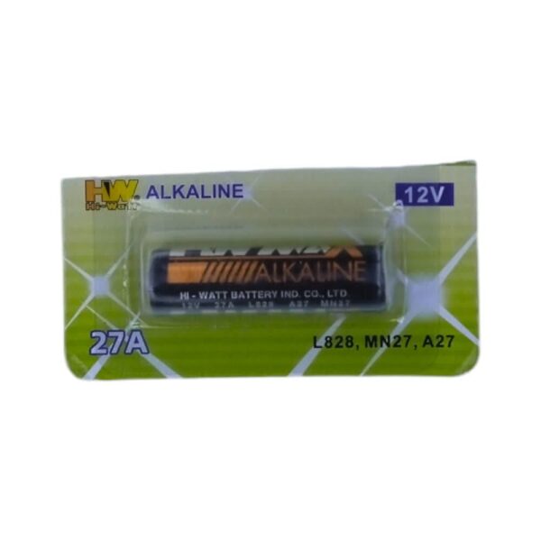 باتری آلکالاین 12 ولت Hi-Watt سایز 27A