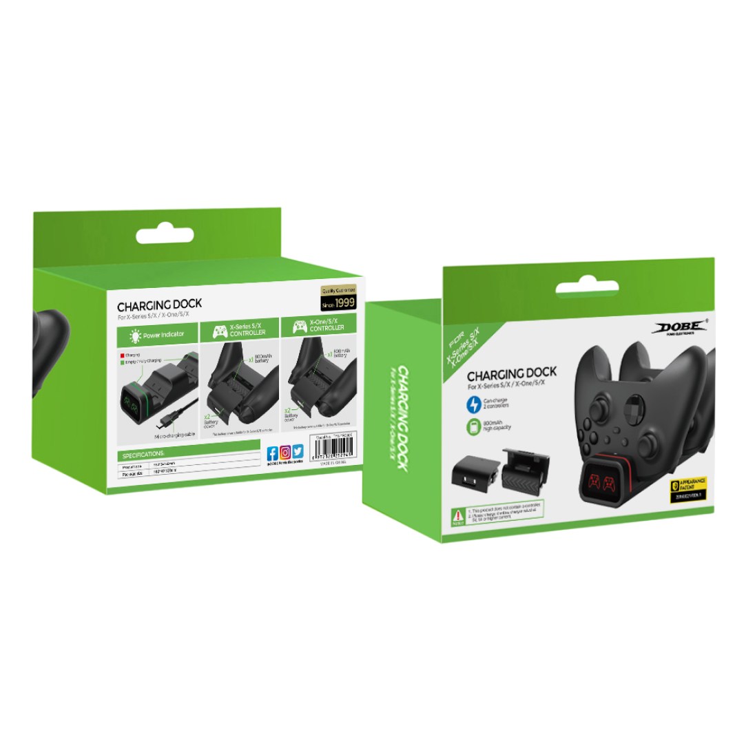پایه شارژر دسته بازی ایکس باکس دابی مدل TYX-19006X مناسب برای Xbox Series X/S/One — تصویر ۸