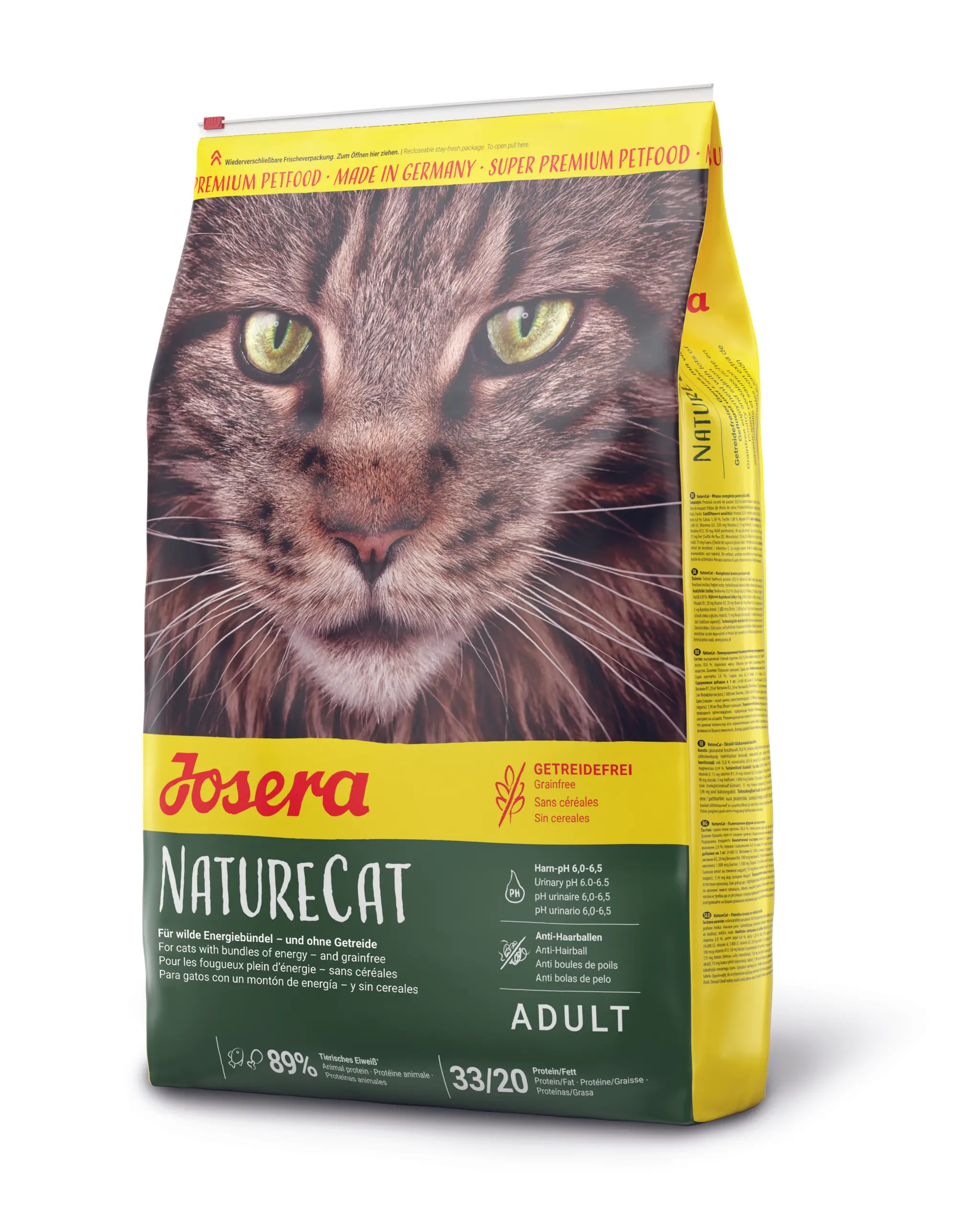 غذای خشک گربه نیچرکت جوسرا (وزن 10KG) NATURECAT_JOSERA