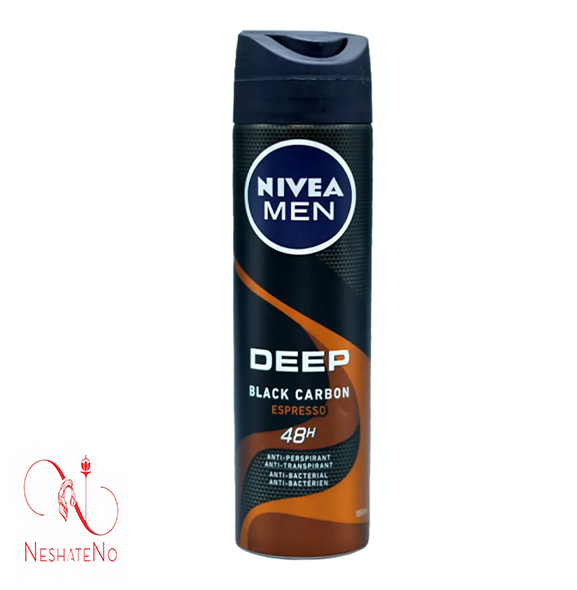 اسپری نیوا مردانه deep black carbon espresso حجم150میل