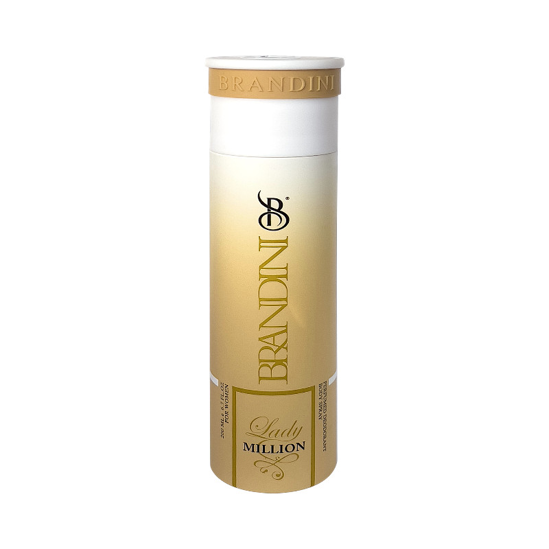 اسپری بدن زنانه برندینی لیدی میلیون – ۲۰۰ میل – Brandini Lady Million