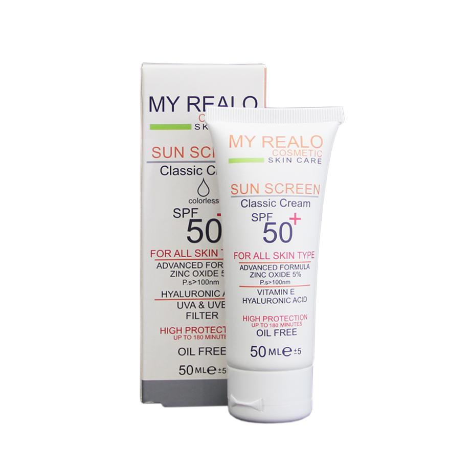 کرم ضد آفتاب کلاسیک مای رئالو (My Real O) SPF50