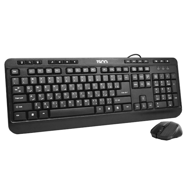 موس و کیبورد سیمی تسکو مدل TK 8052