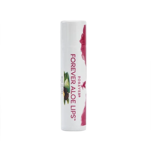 بالم لب فوراور آلوئه ورا (Forever Aloe Lips) | مرطوب کننده و نرم کننده لب با روغن جوجوبا