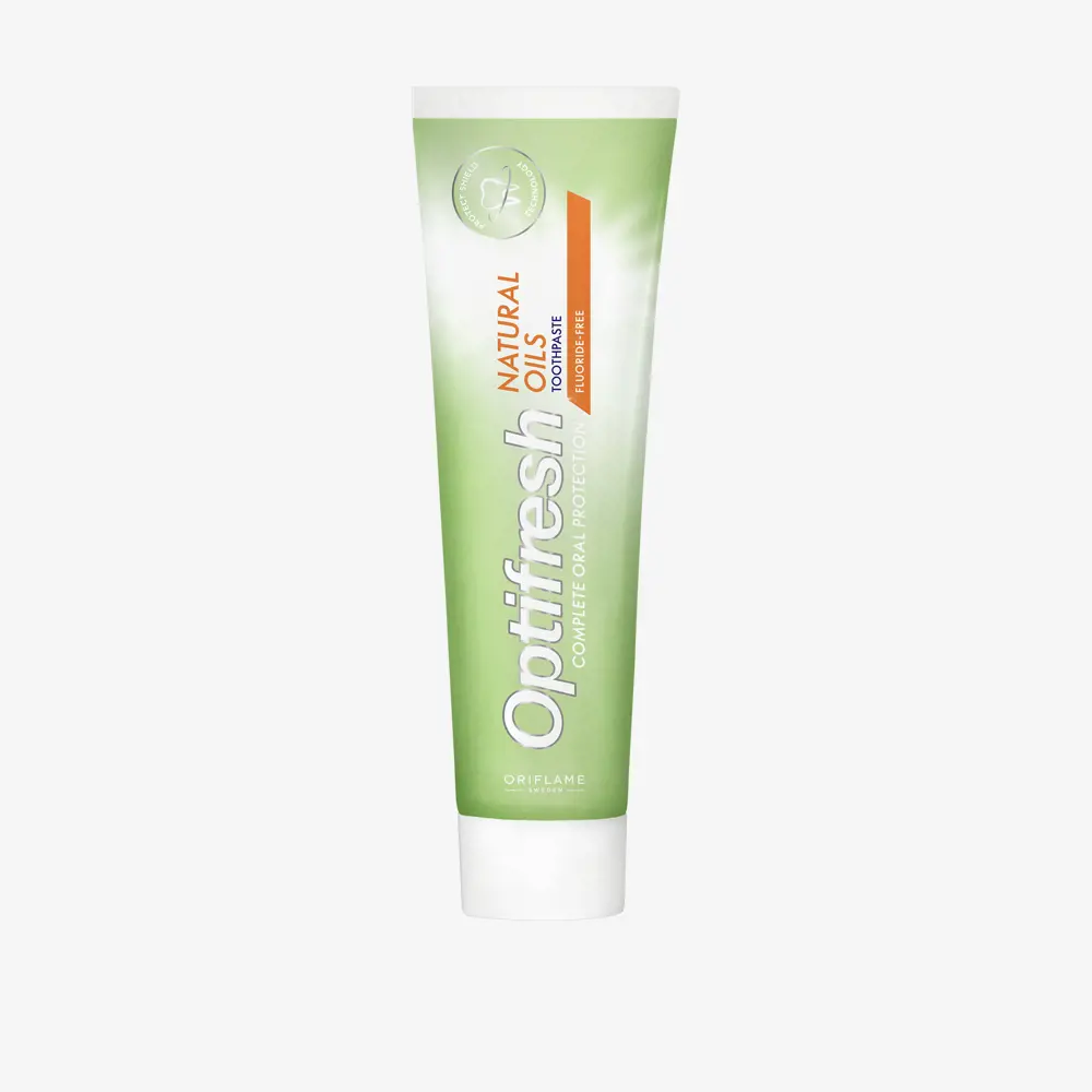 خمیر دندان فاقد فلوراید اپتی‌فرش با روغن‌های طبیعی اوریفلیم Optifresh Natural Oils Toothpaste — تصویر ۲