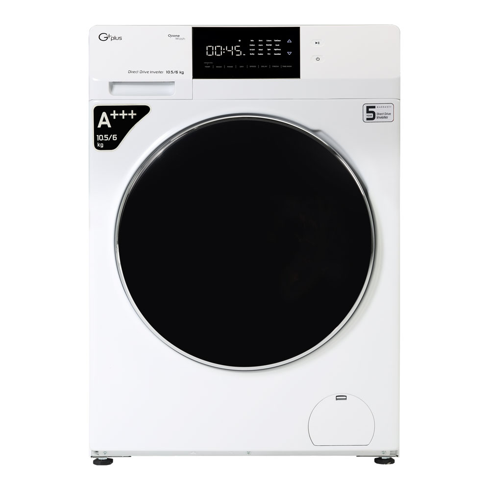 ماشین لباسشویی جی‌پلاس مدل GWM-PD106W