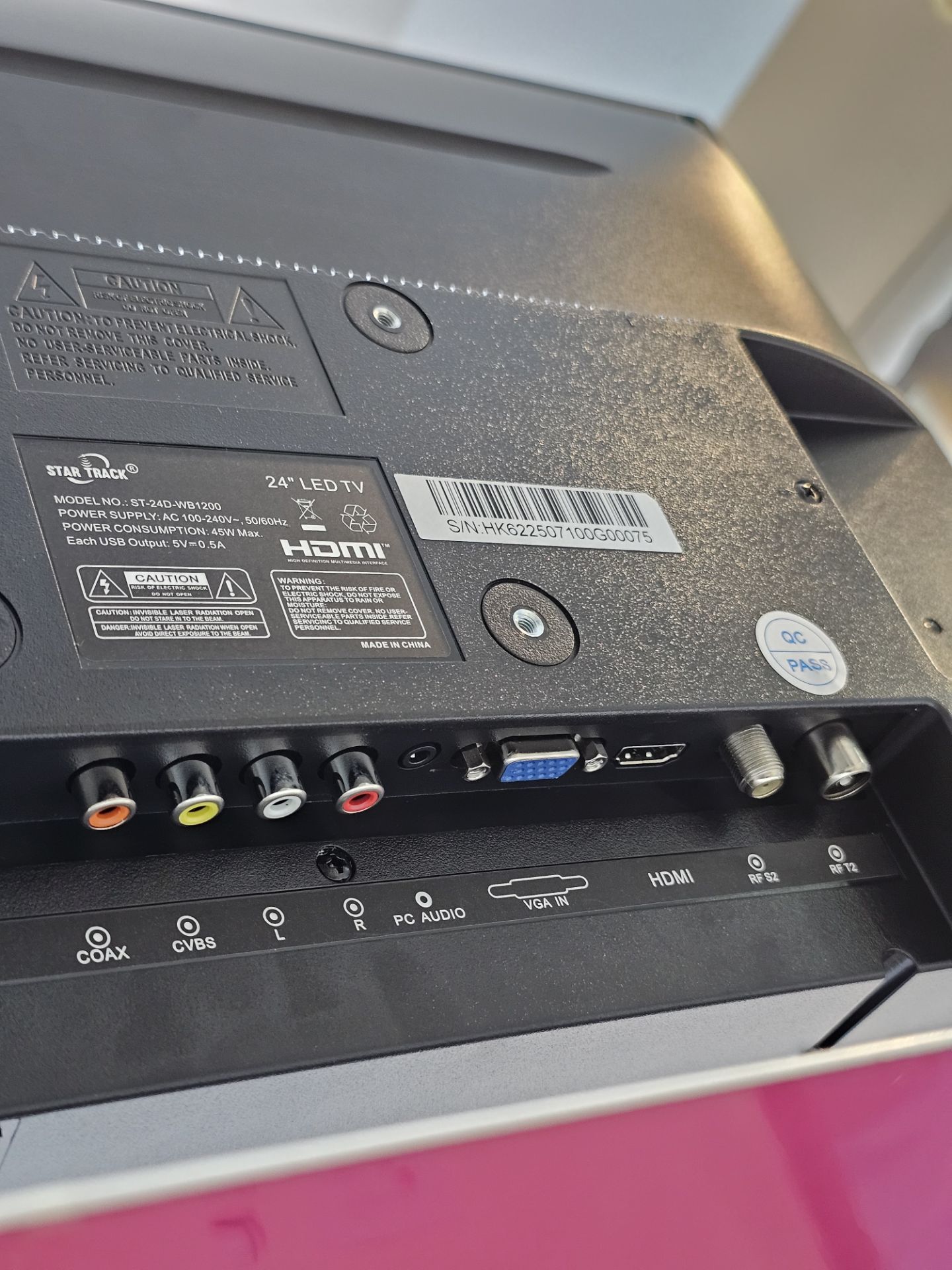 تلویزیون 24 اینچ STAR TRACK WB1200 — تصویر ۶