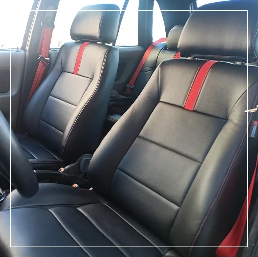 روکش صندلی فولکس واگن گل Volkswagen مدل نوار وسط برند R-1248) ECCCO) — تصویر ۴