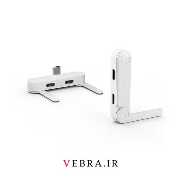 مبدل Type-C به Type-C شارژ و صدا 2 در 1 | تبدیل USB-C Audio & PD Charging — تصویر ۲