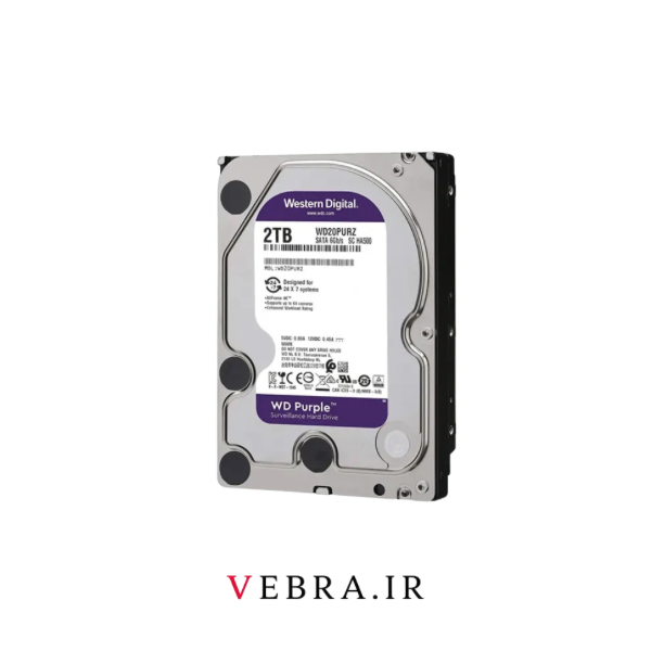هارد 2 ترابایت وسترن بنفش WD Purple (اصلی) — تصویر ۲