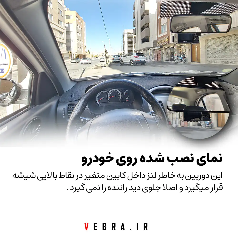 دوربین مانیتور دار سه لنز 4K مدل A6703 — تصویر ۳