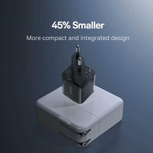 آداپتور دیواری 30 وات بیسوس Baseus GaN5S Fast Charger CCGAN30E5-S — تصویر ۷