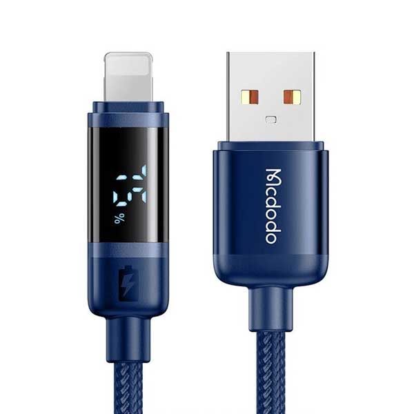 کابل شارژ لایتنینگ 1.2 متر مک دودو Mcdodo Digital Display Data Cable CA-5000 — تصویر ۴