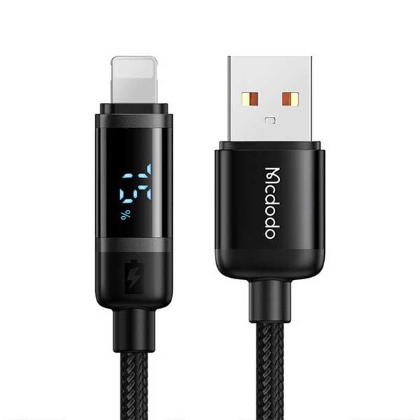 کابل شارژ لایتنینگ 1.2 متر مک دودو Mcdodo Digital Display Data Cable CA-5000 — تصویر ۳