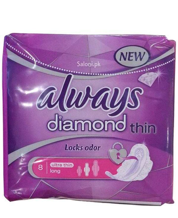 نوار بهداشتی الویز مدل Diamond Thin بسته 8 عددی — تصویر ۲