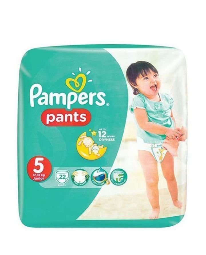 پوشک کودک پمپرز مدل pants سایز 5 بسته 22 عددی