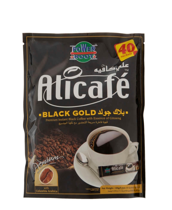 پودر قهوه علی کافه مدل 40_black gold