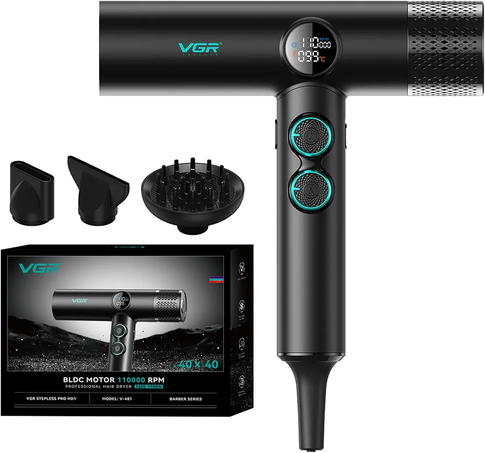 سشوار حرفه ای وی جی ار مدل V-401