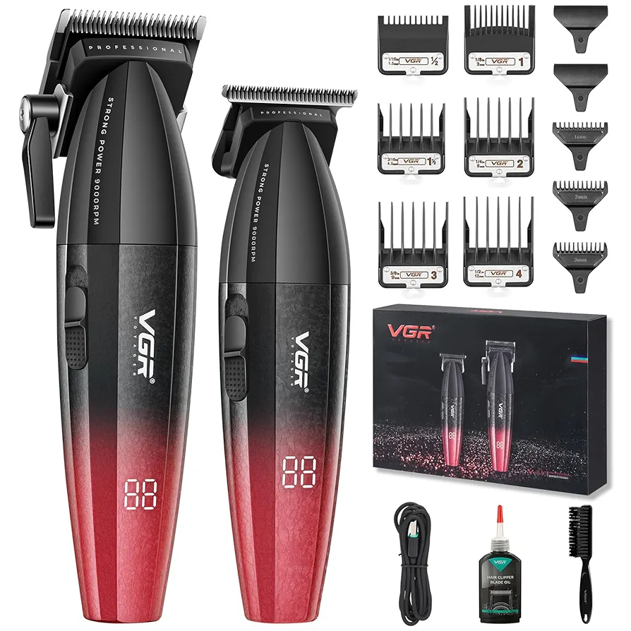 ست ماشین اصلاح و خط زن وی جی آر مدل VGR V-640