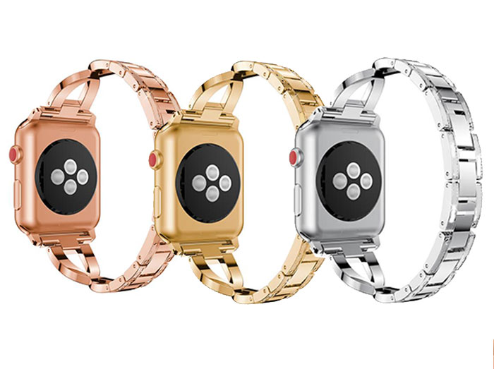 بند فلزی نگین دار اپل واچ Apple Watch Jeweled Metal Bracelet 38/40/41mm