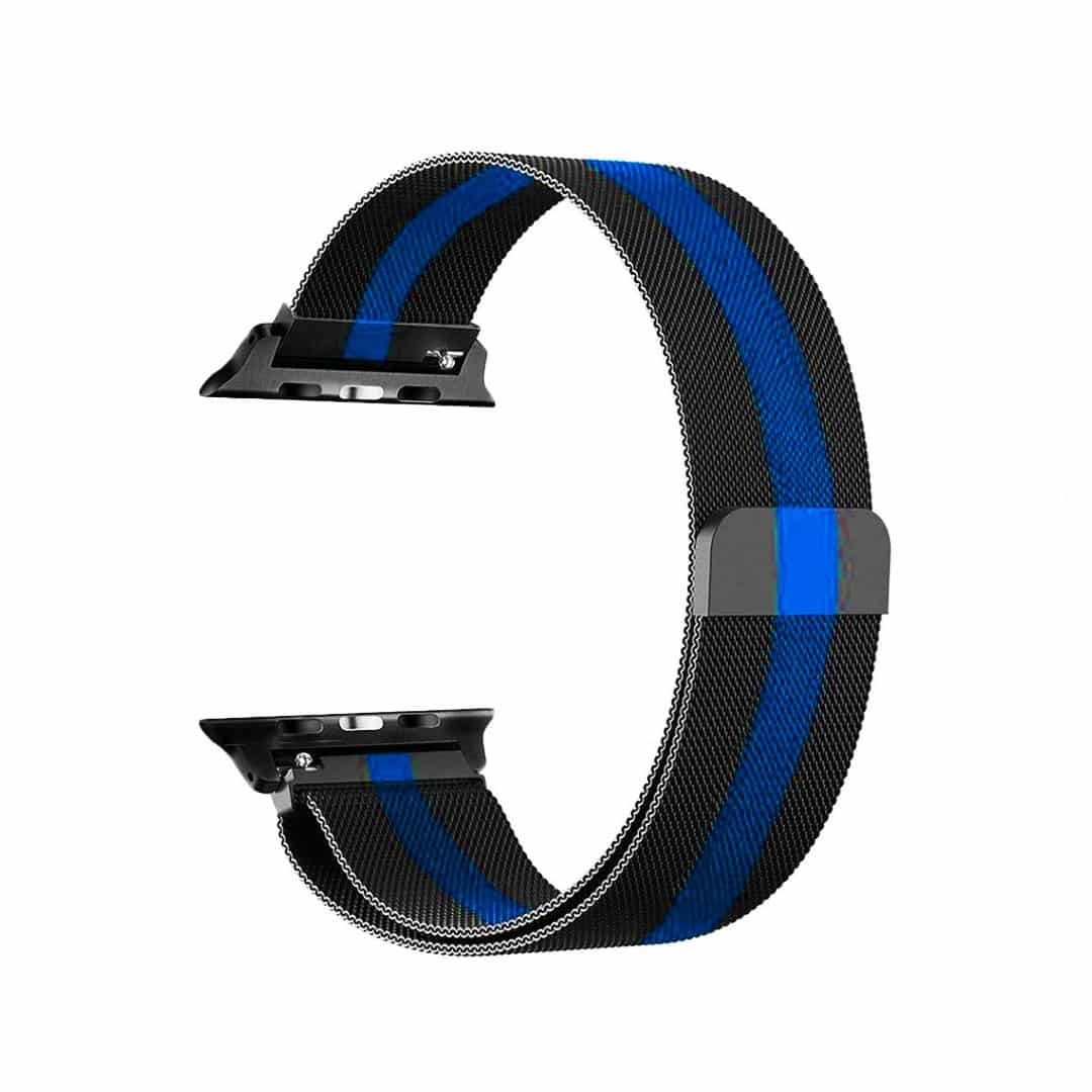 بند فلزی Milanese Loop مدل ۲ رنگ مناسب برای اپل واچ ۴۵/۴۴/۴۲ میلی متری