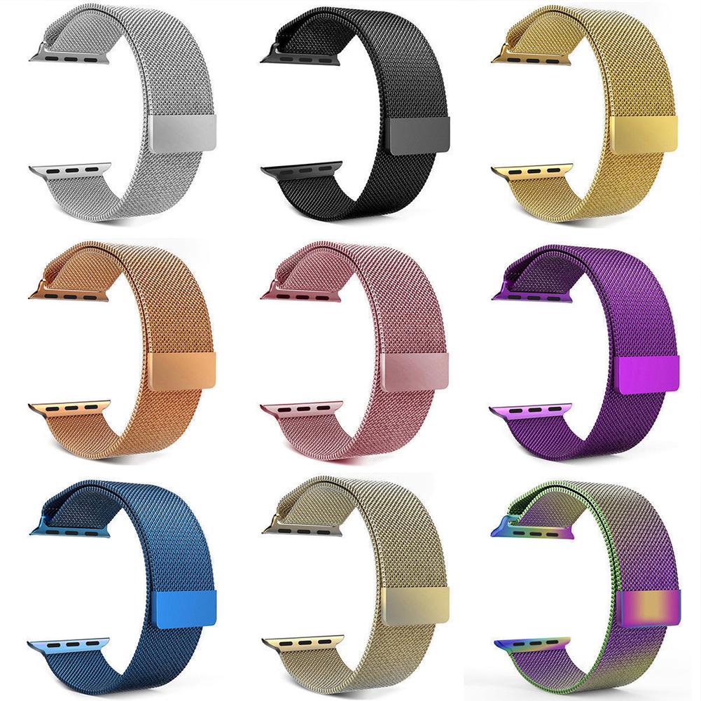 بند فلزی مدل Milanese Loop مناسب برای اپل واچ ۴۱/۴۰/۳۸ میلی متری — تصویر ۸