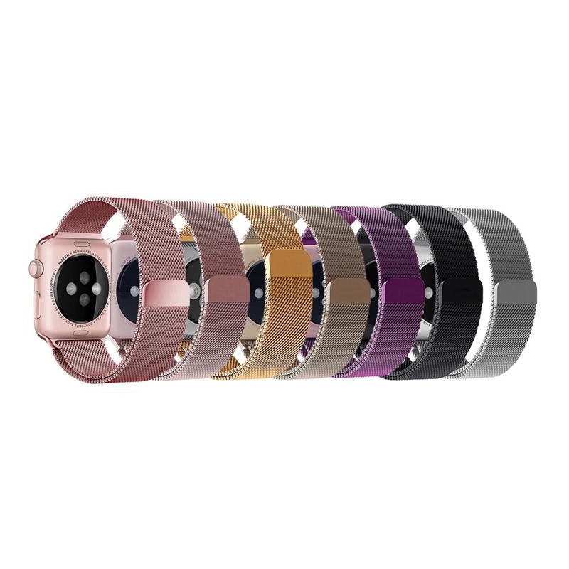 بند فلزی مدل Milanese Loop مناسب برای اپل واچ ۴۱/۴۰/۳۸ میلی متری — تصویر ۳