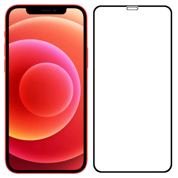 محافظ صفحه شیشه ای تمام صفحه آیفون Apple iPhone 12 Mini 9D Glass — تصویر ۲