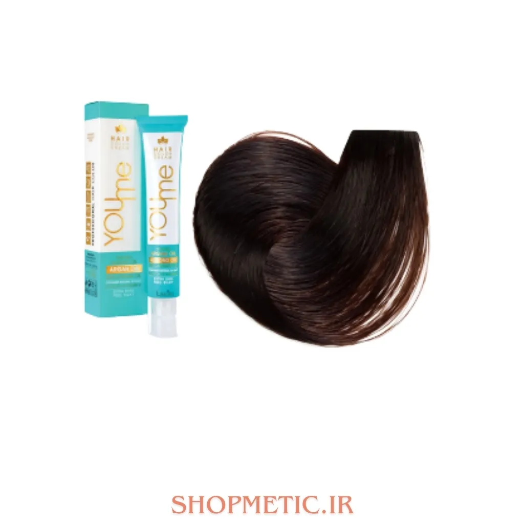 رنگ مو یومی سری فندقی شماره 5.23 قهوه ای فندقی روشن حجم 100ML