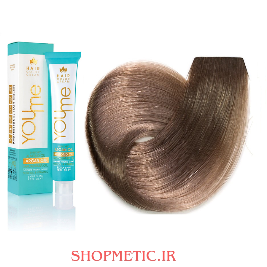رنگ مو یومی شماره S817بلوند بنفش خاکستری روشن حجم 100ML