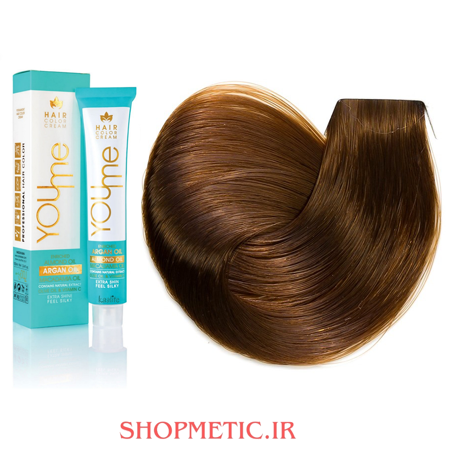 رنگ مو یومی سری تنباکویی شماره 8.35بلوند تنباکویی روشن حجم 100ML