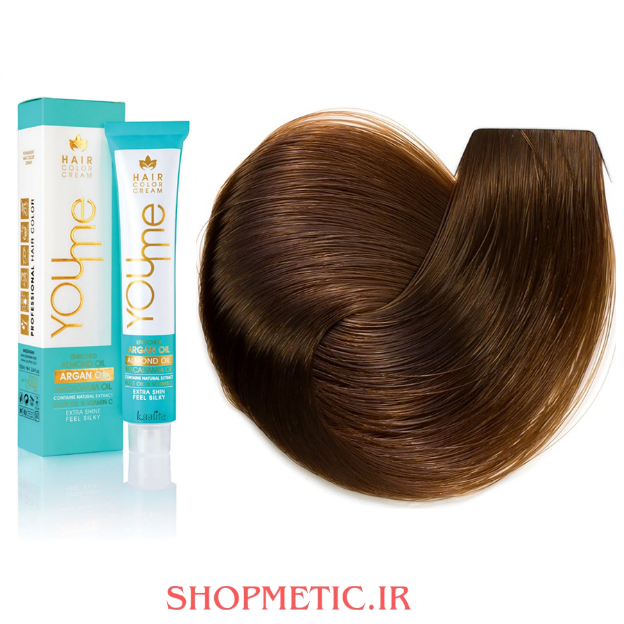 رنگ مو یومی سری تنباکویی شماره 7.35 بلوند تنباکویی متوسط حجم 100ML
